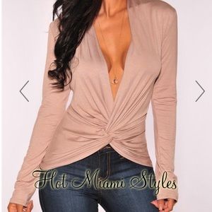 Hot Miami styles long sleeve top